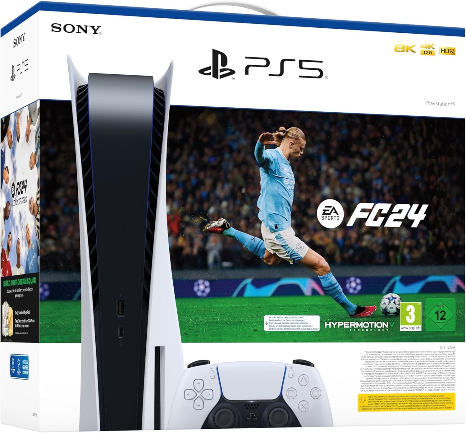 Playstation Pack Playstation 5 (PS5) + EA SPORTS FC 24 (en téléchargement)