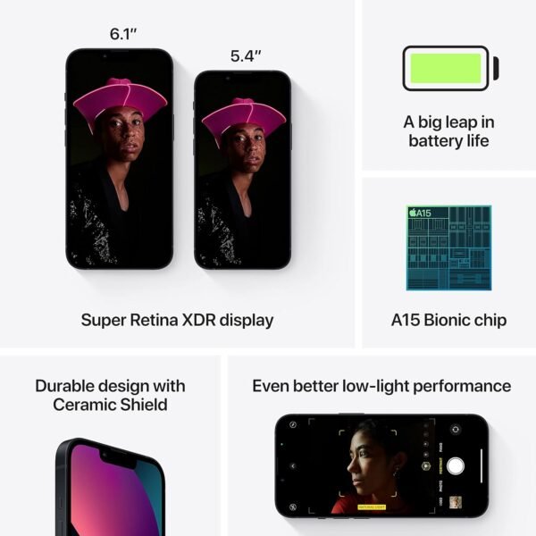 Apple iPhone 13, 128 Go, Minuit – Image 5