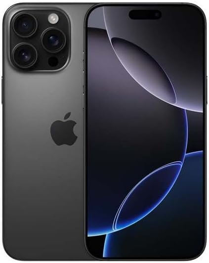 Apple iPhone 16 Pro Max, 256GB, Titane noir
