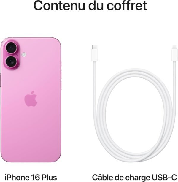 Apple iPhone 16 Plus (512 Go) - Rose – Image 3